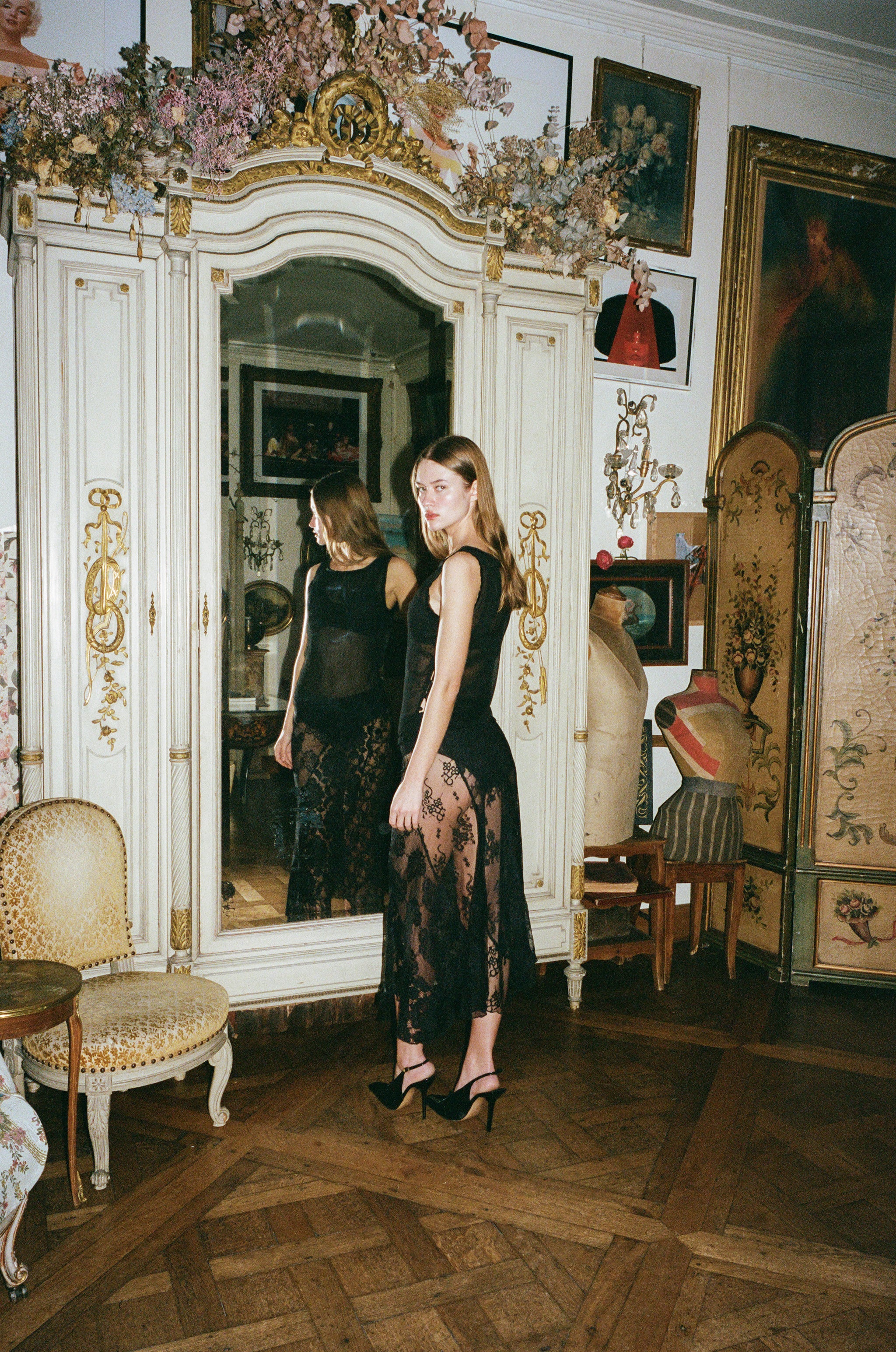 Alexis Midi Skirt | Black - Image 5