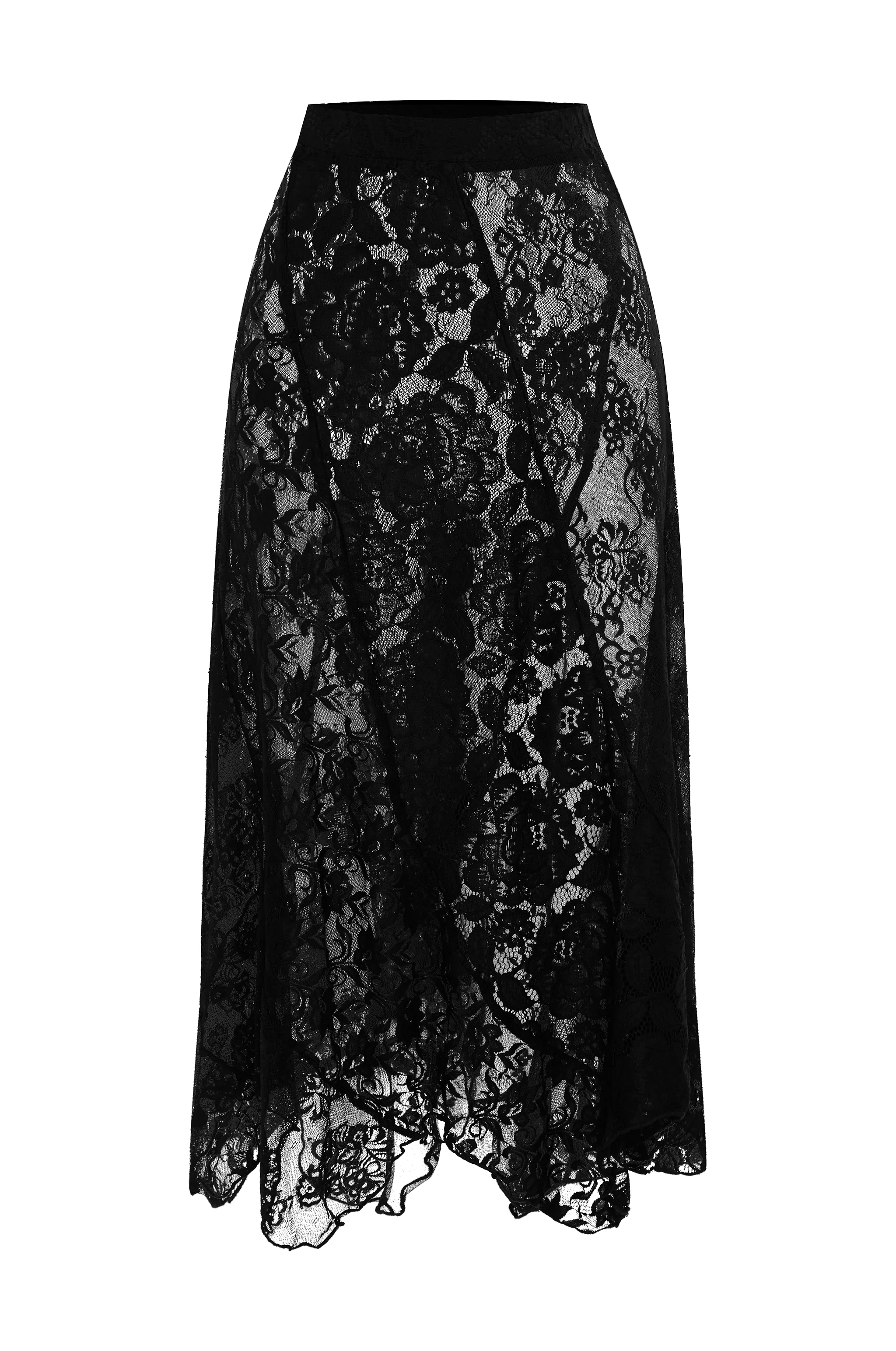Alexis Midi Skirt | Black - Image 7