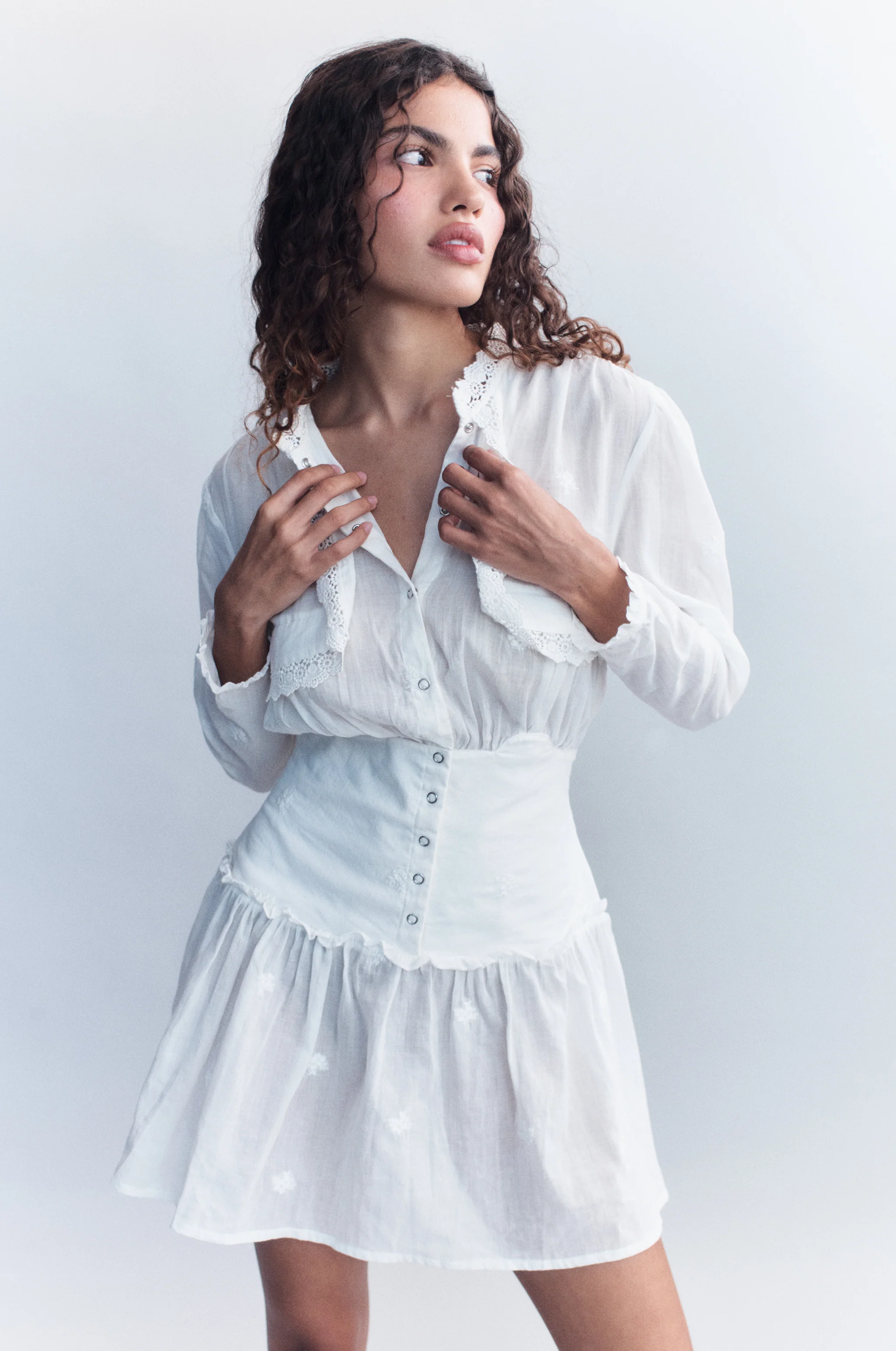 Dayna Dress | White - Image 4