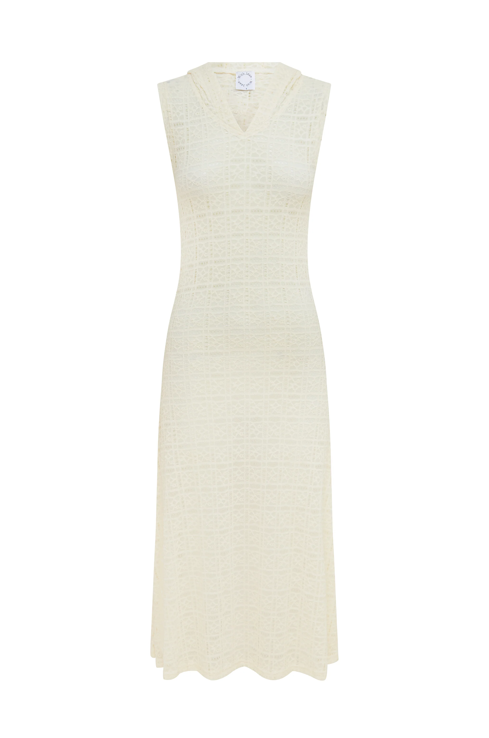 Elodie Dress | Off White - Image 7