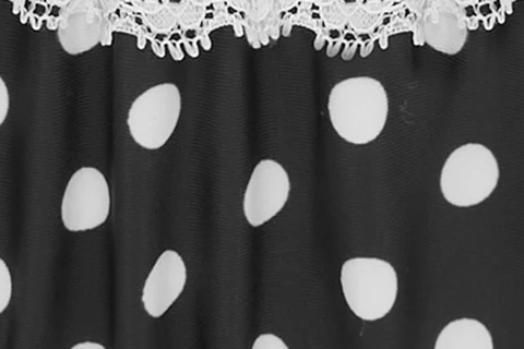 Juni Bikini Bottom | Black / White Polka Dot - Image 9