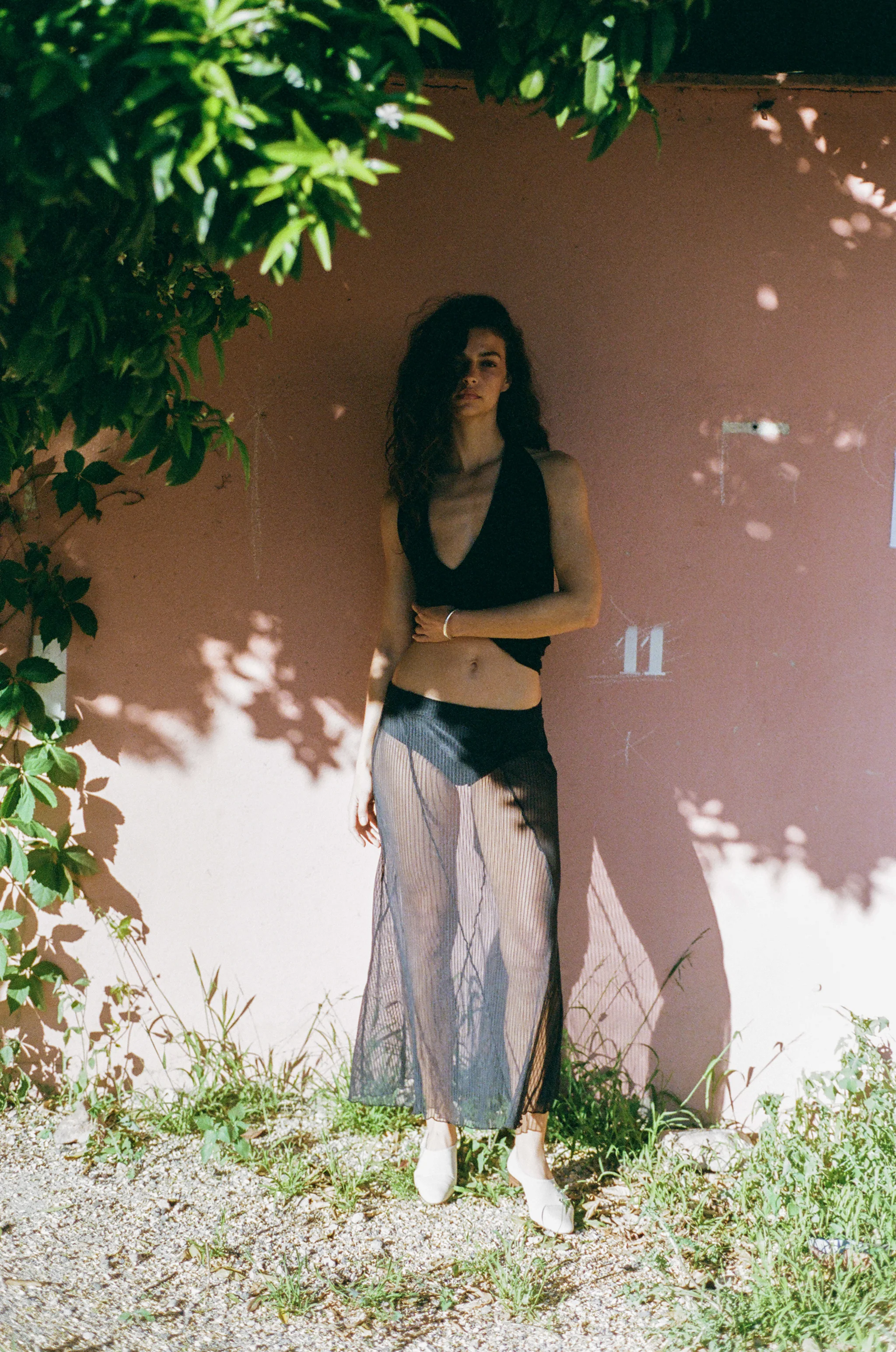 Lorenzo Midi Skirt | Black - Image 5