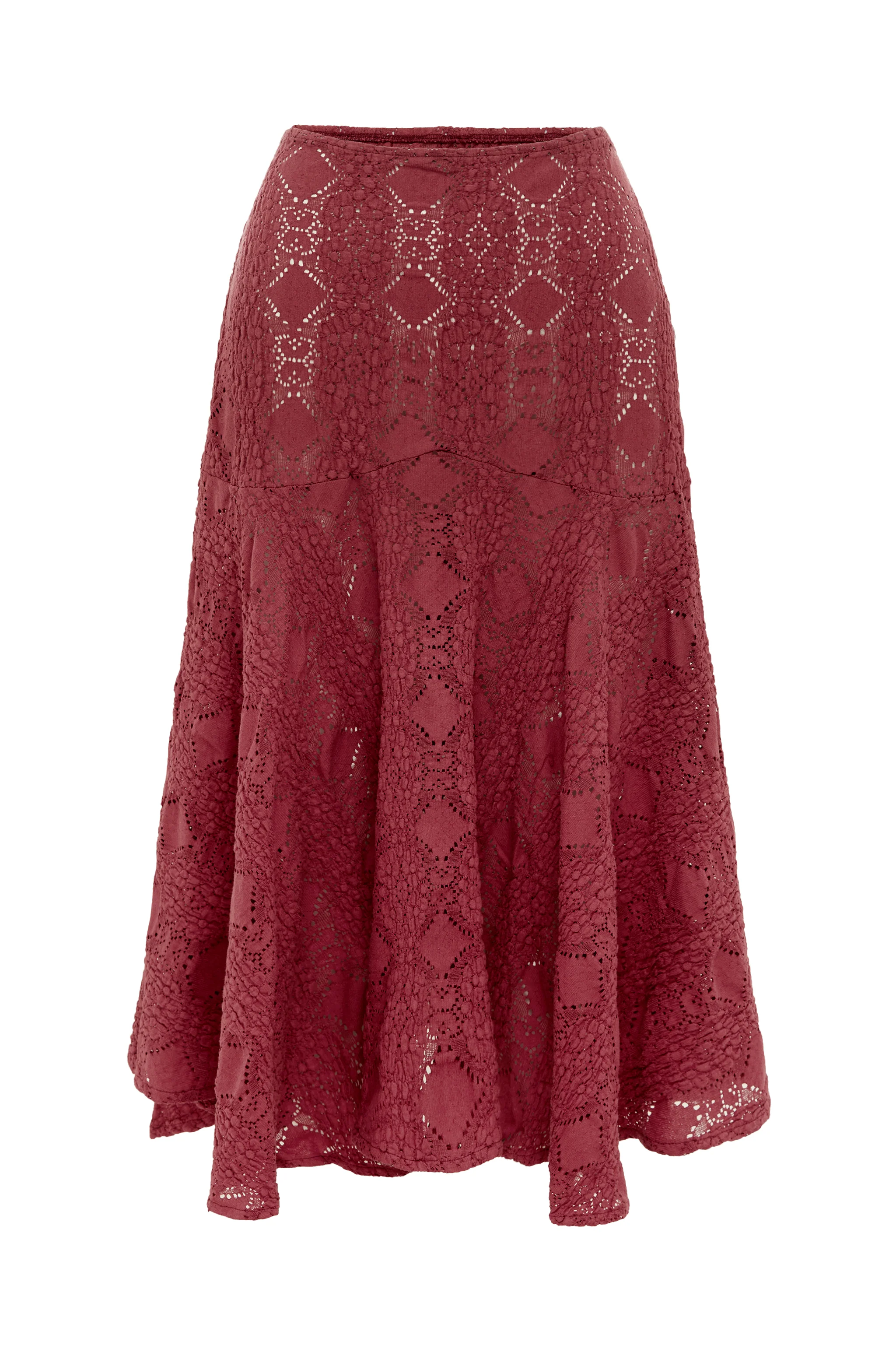 Maeve Midi Skirt | Red - Image 7