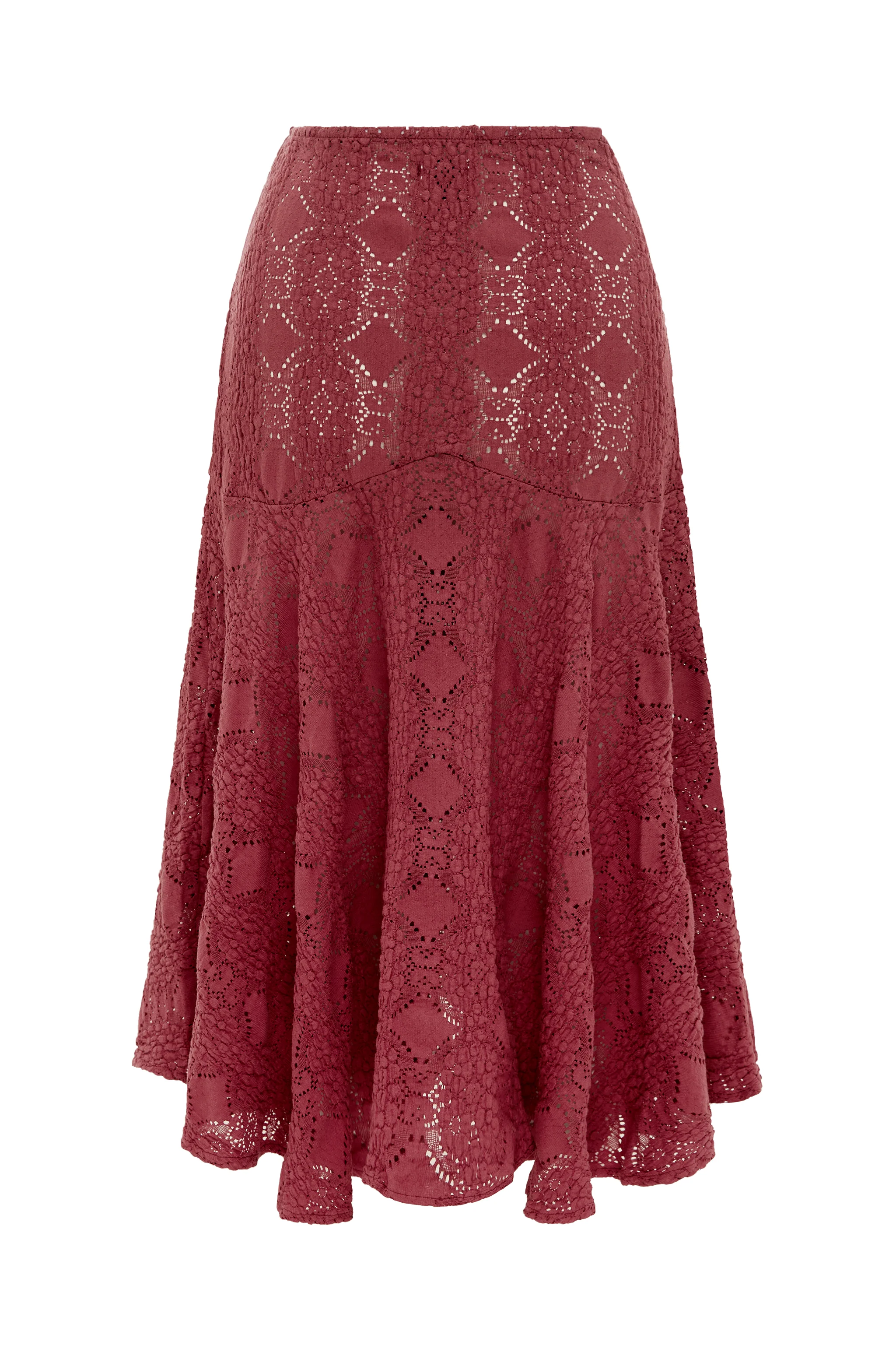 Maeve Midi Skirt | Red - Image 8
