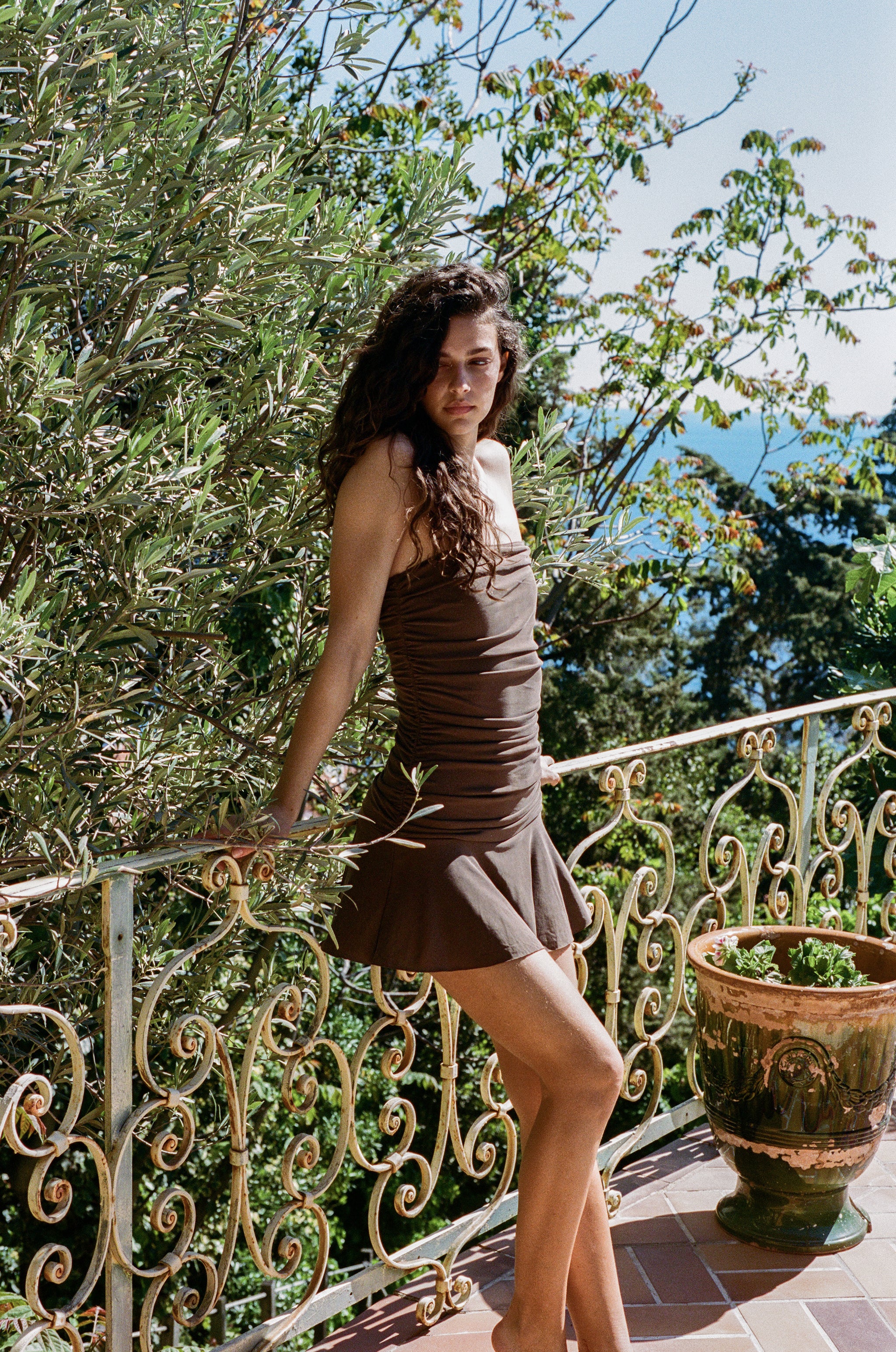 Rayna Dress | Brown - Image 6