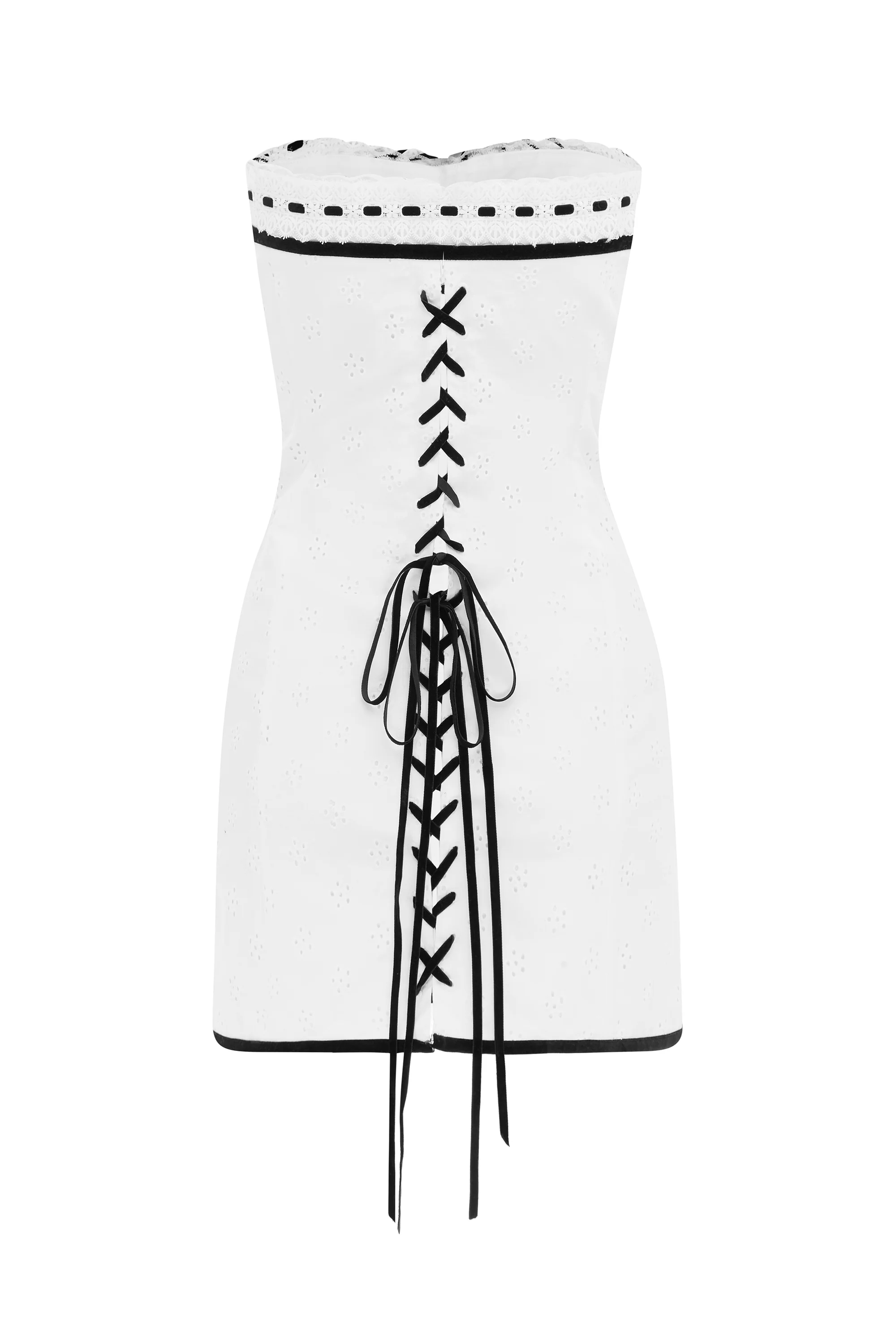 Sabrin Dress | White Embroidery - Image 10