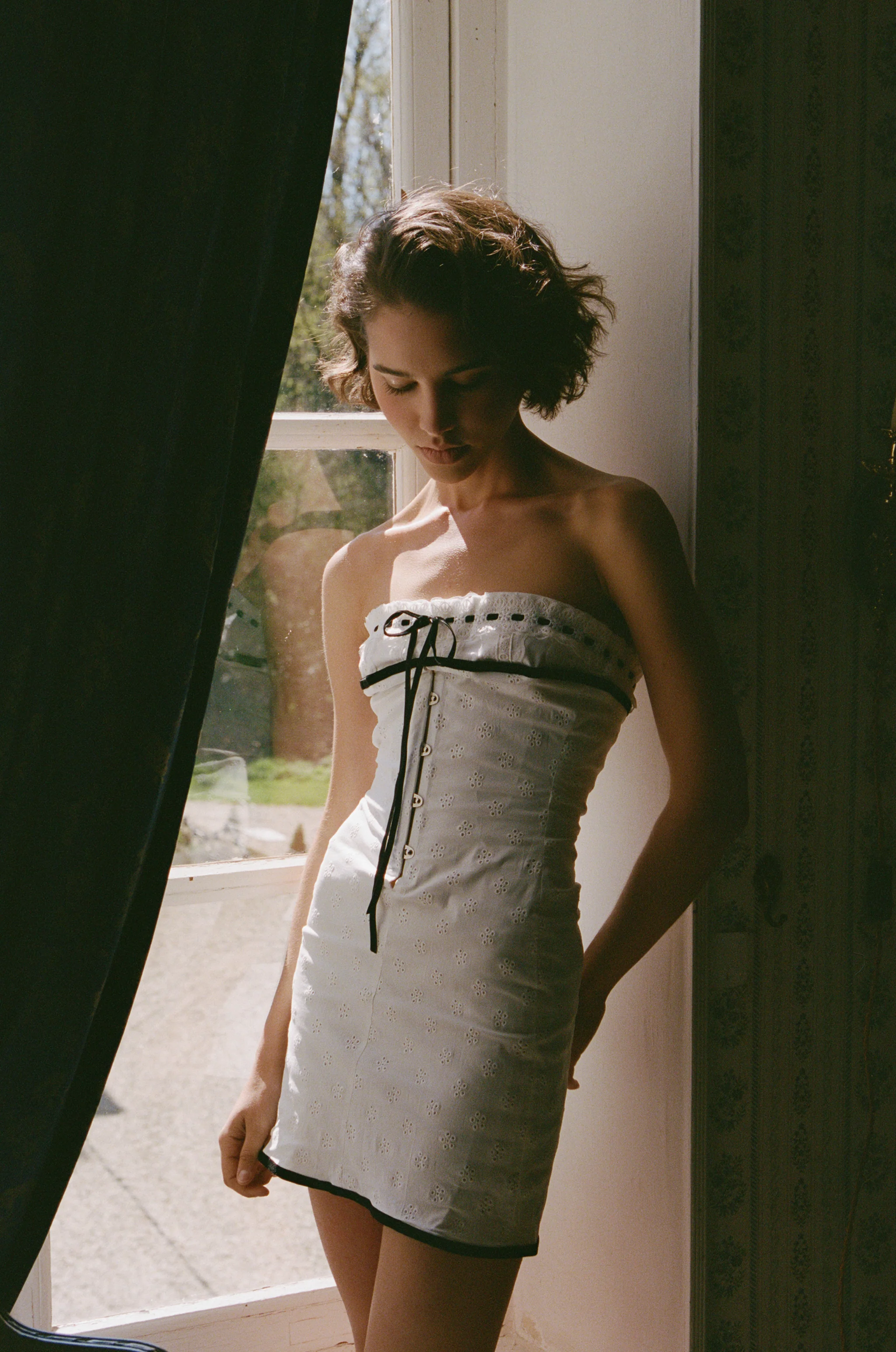 Sabrin Dress | White Embroidery - Image 6